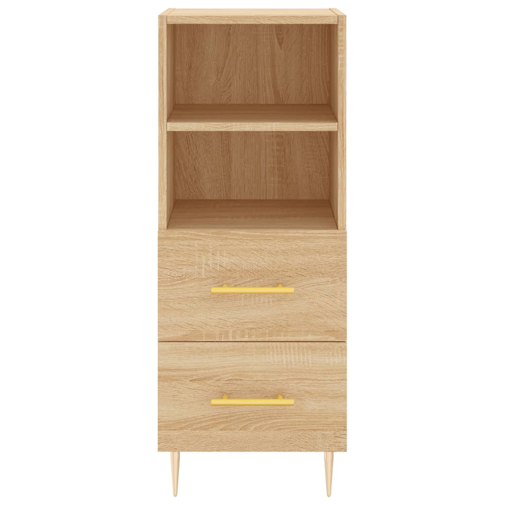 Dressoir 34,5x34x90 cm bewerkt hout