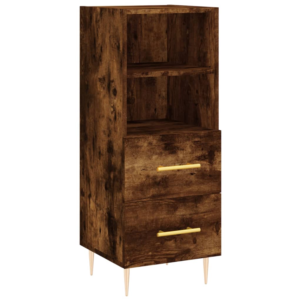 Buffet 34,5x34x90 cm en bois travaillé