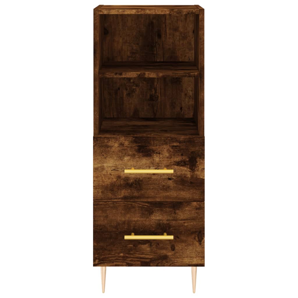 Buffet 34,5x34x90 cm en bois travaillé