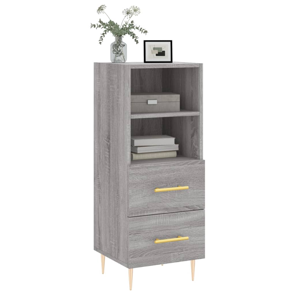 Dressoir 34,5x34x90 cm bewerkt hout