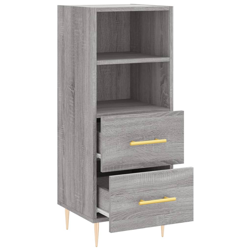 Dressoir 34,5x34x90 cm bewerkt hout