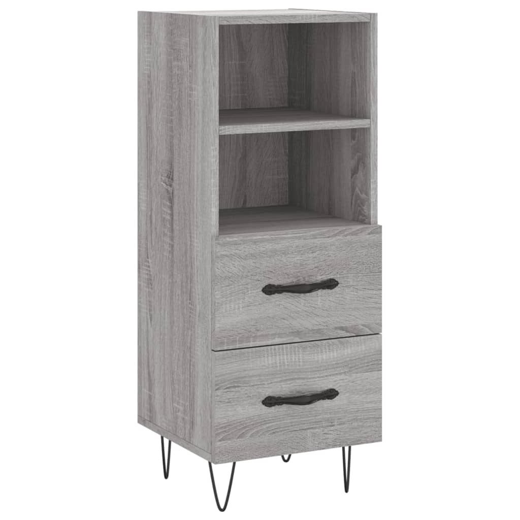 Buffet 34,5x34x90 cm en bois travaillé