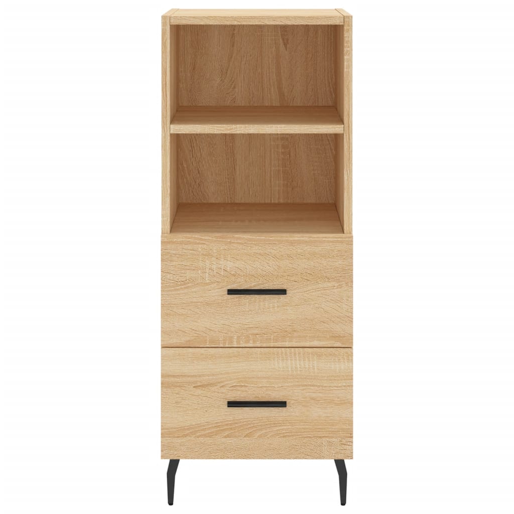 Dressoir 34,5x34x90 cm bewerkt hout