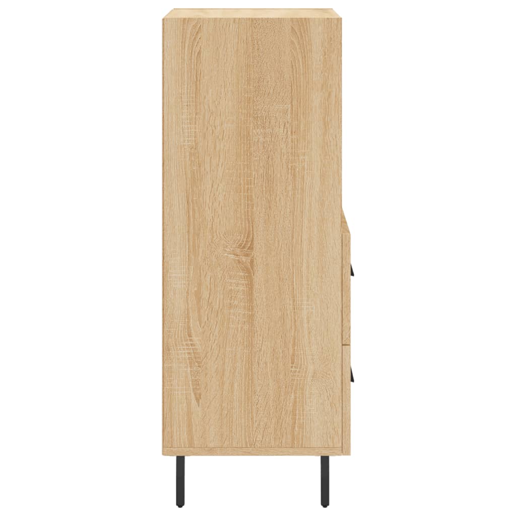 Dressoir 34,5x34x90 cm bewerkt hout