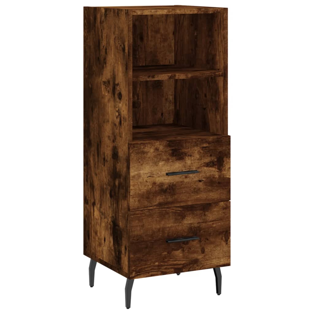 Buffet 34,5x34x90 cm en bois travaillé