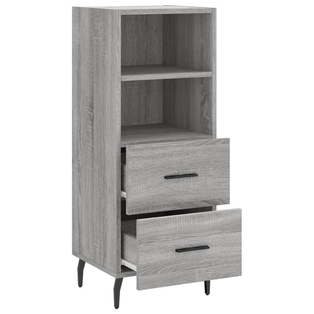 Dressoir 34,5x34x90 cm bewerkt hout