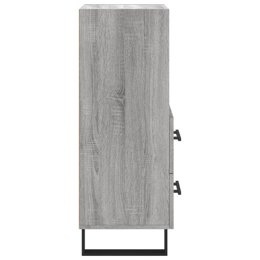 Dressoir 34,5x34x90 cm bewerkt hout bruin eikenkleur