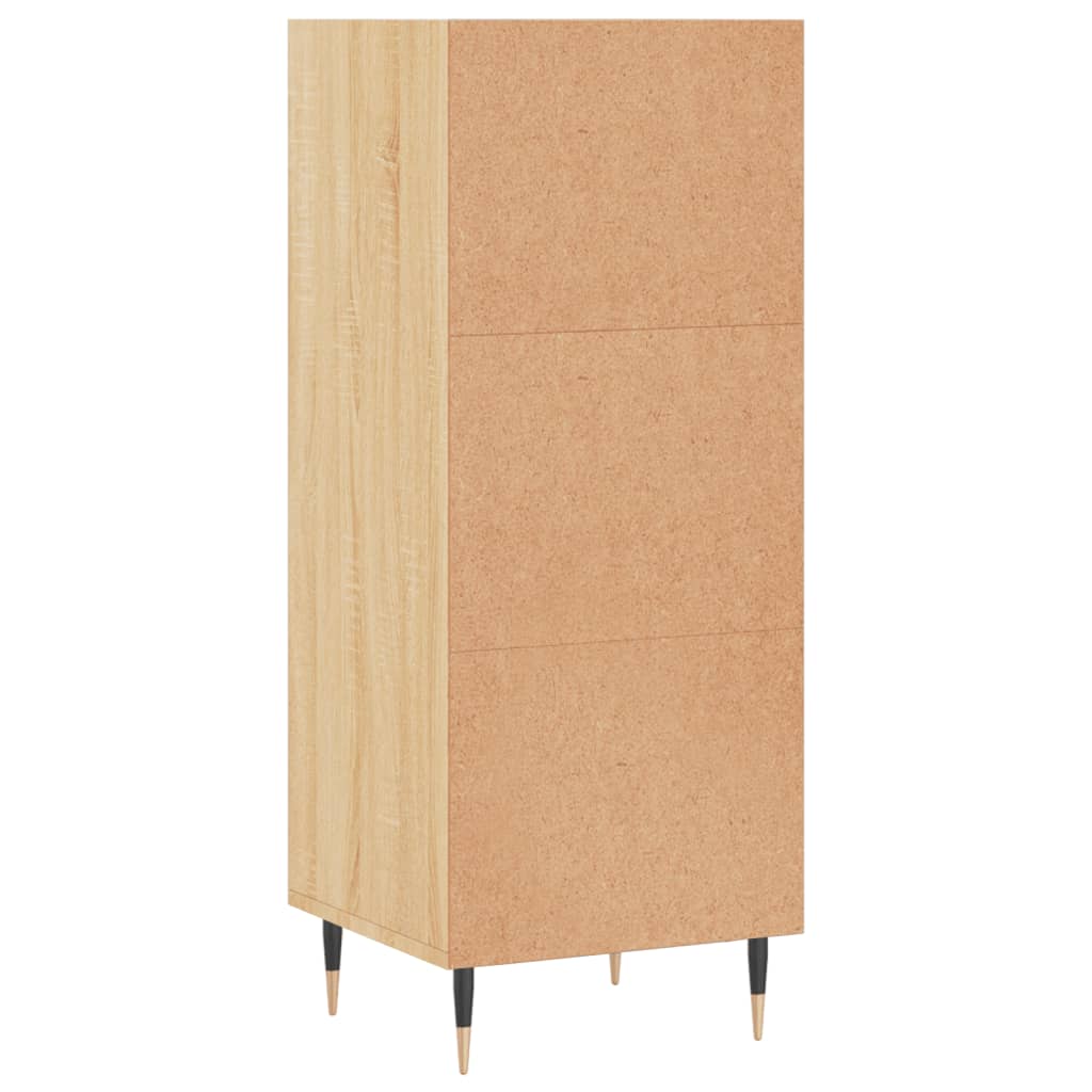 Dressoir 34,5x32,5x90 cm bewerkt hout