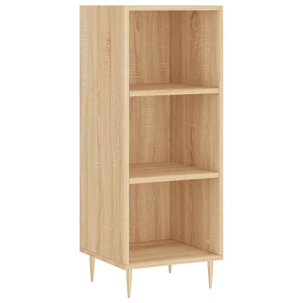 Buffet 34,5x32,5x90 cm en bois travaillé