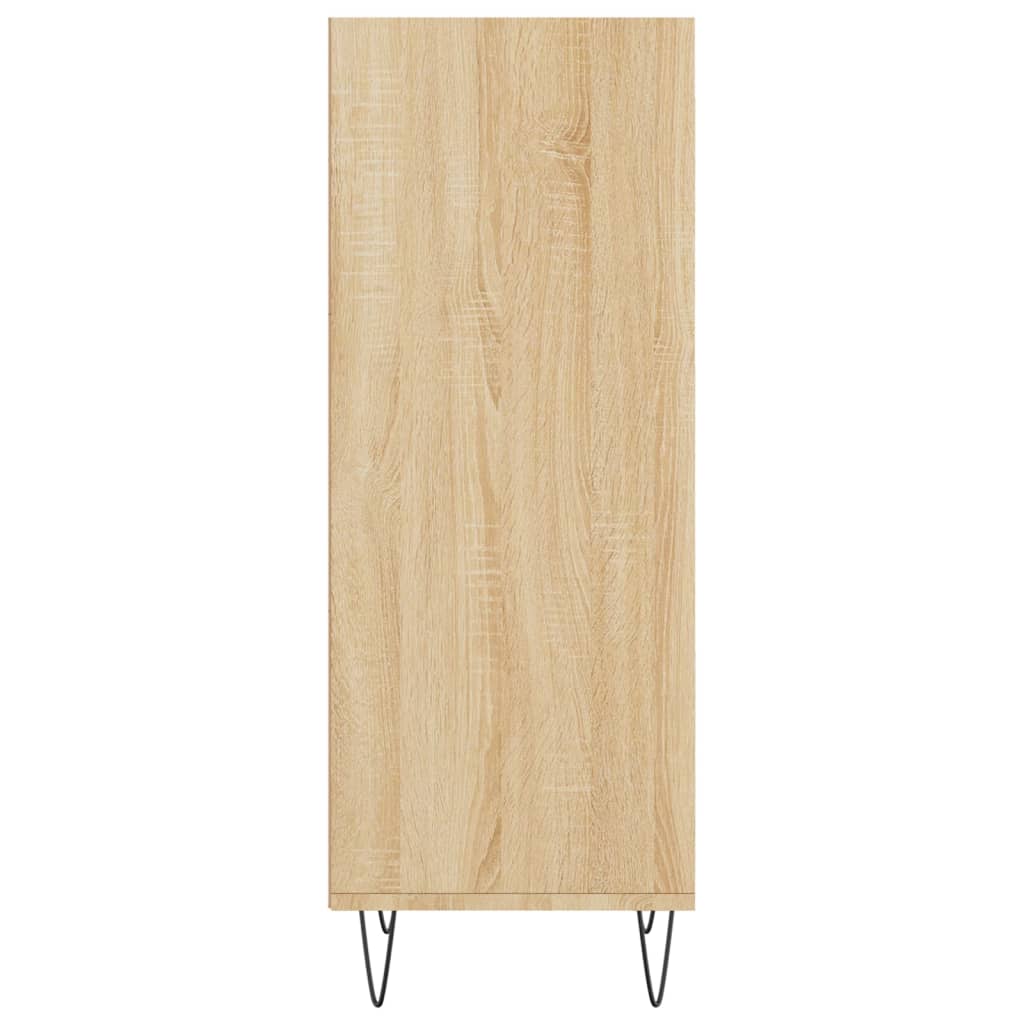 Dressoir 34,5x32,5x90 cm bewerkt hout