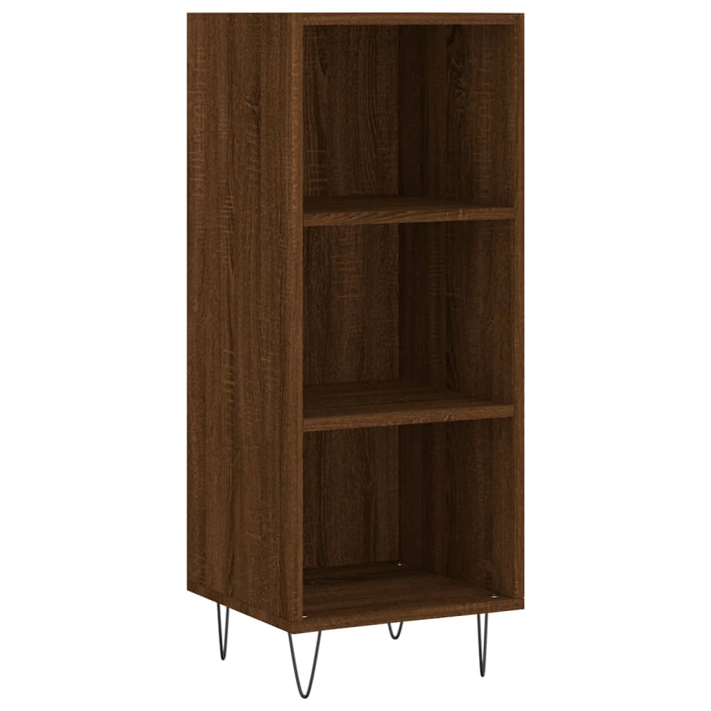 Buffet 34,5x32,5x90 cm en bois travaillé