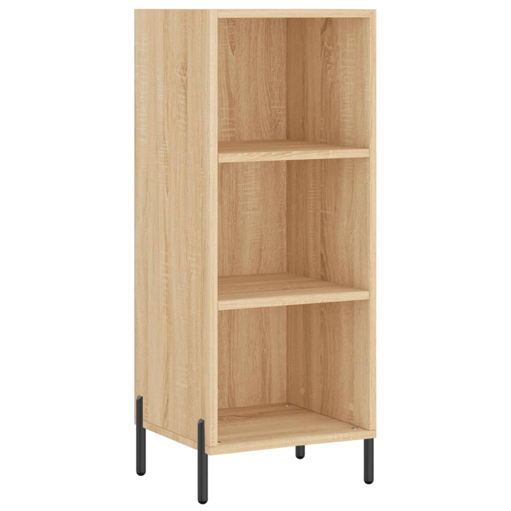 Dressoir 34,5x32,5x90 cm bewerkt hout eikenkleurig