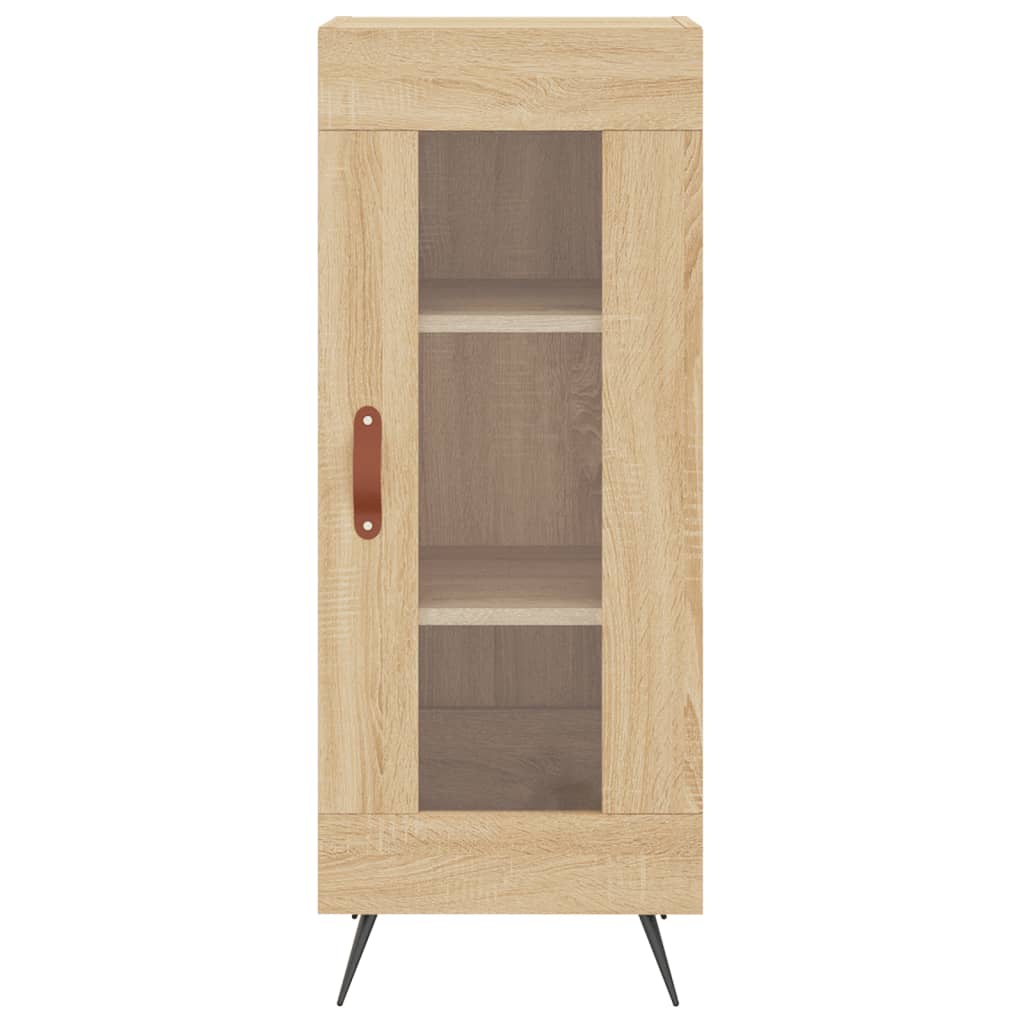 Buffet 34,5x34x90 cm en bois travaillé