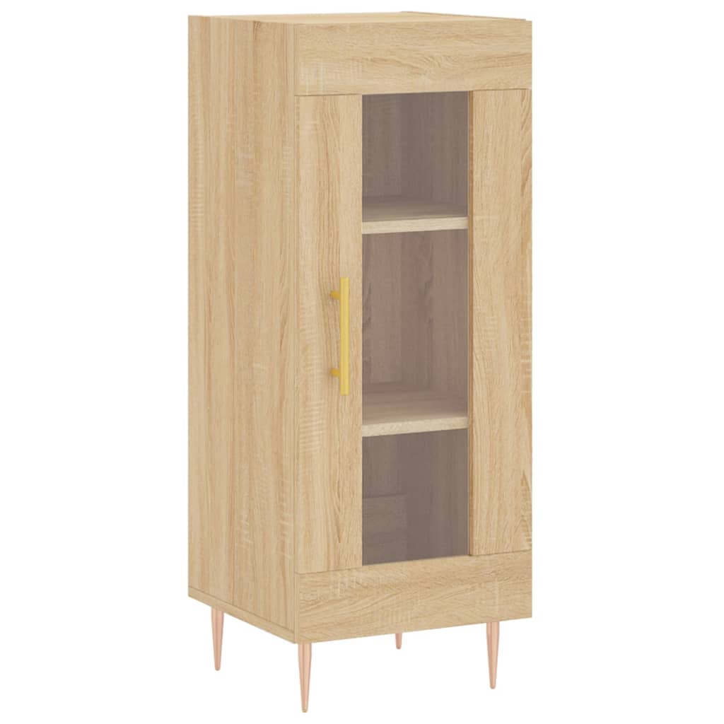 Buffet 34,5x34x90 cm en bois travaillé