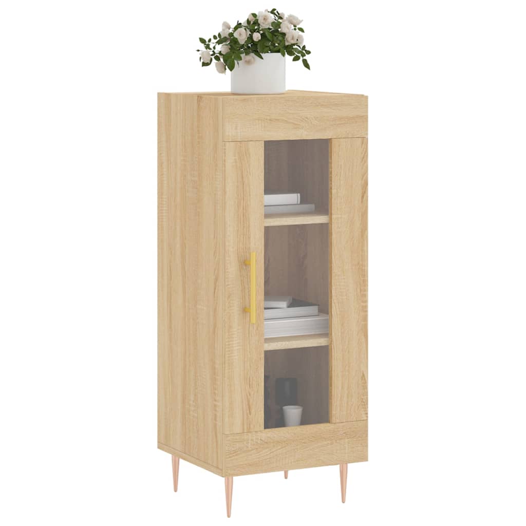 Dressoir 34,5x34x90 cm bewerkt hout