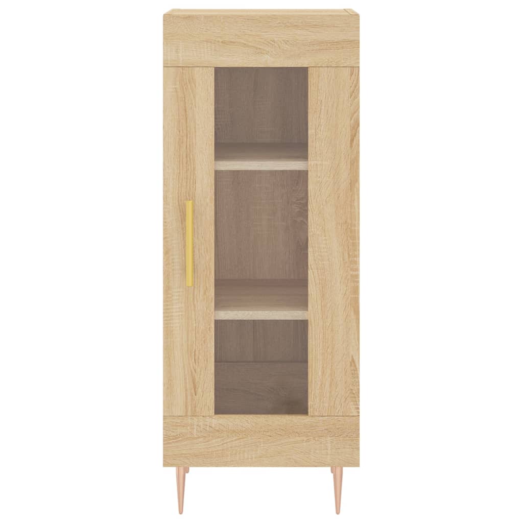 Buffet 34,5x34x90 cm en bois travaillé