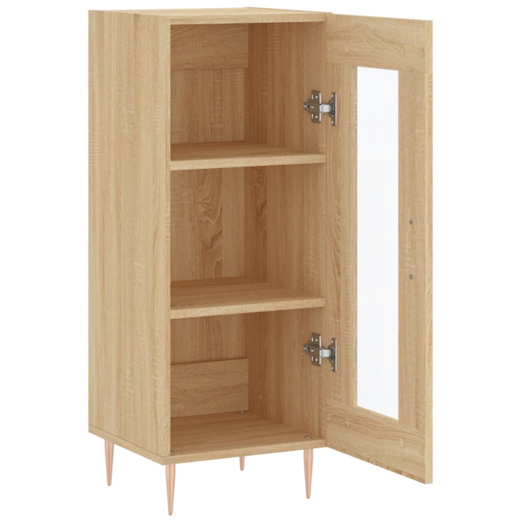 Dressoir 34,5x34x90 cm bewerkt hout