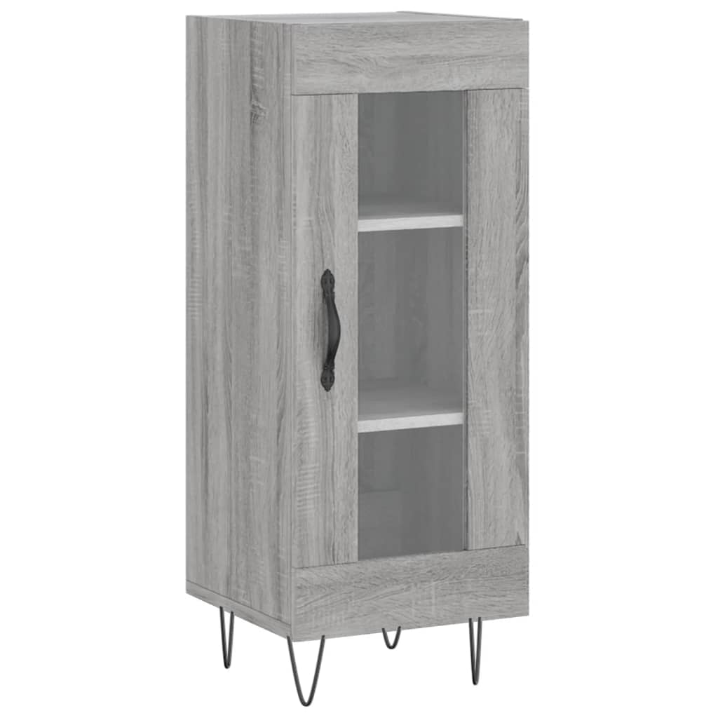 Buffet 34,5x34x90 cm en bois travaillé