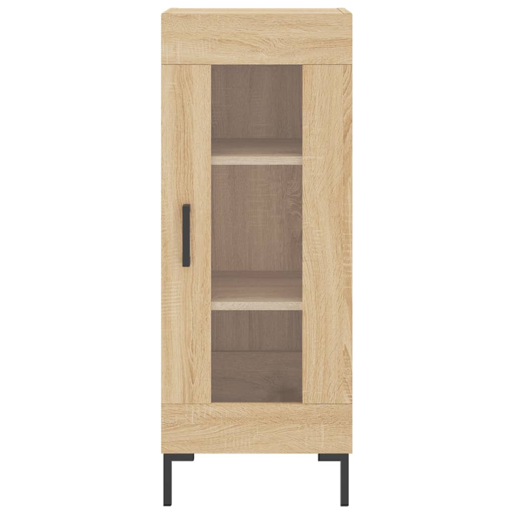 Buffet 34,5x34x90 cm en bois travaillé