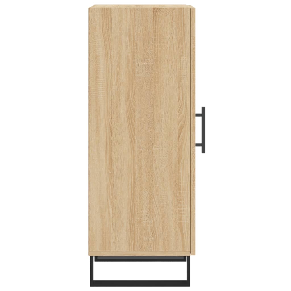 Dressoir 34,5x34x90 cm bewerkt hout eikenkleurig