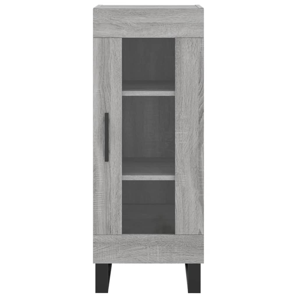 Dressoir 34,5x34x90 cm bewerkt hout eikenkleurig