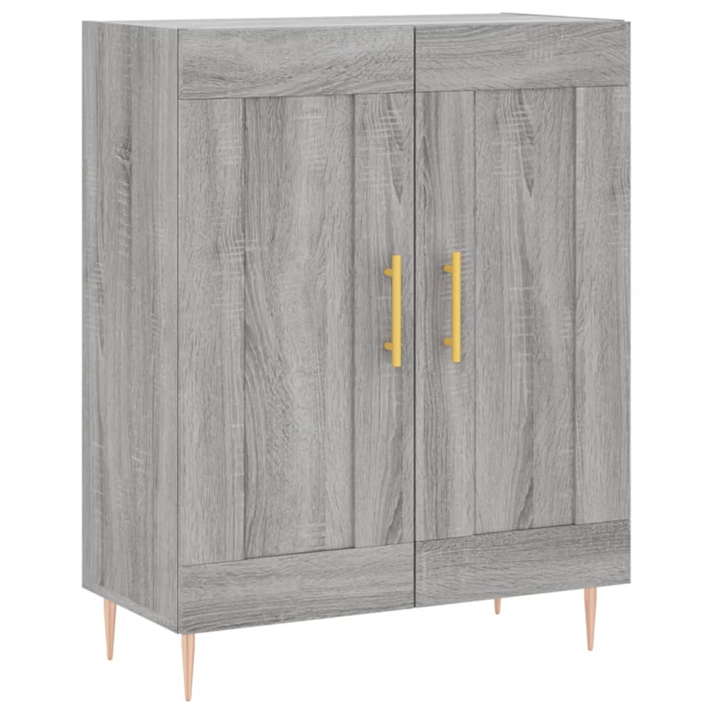 Dressoir 69,5x34x90 cm bewerkt hout bruin eikenkleur