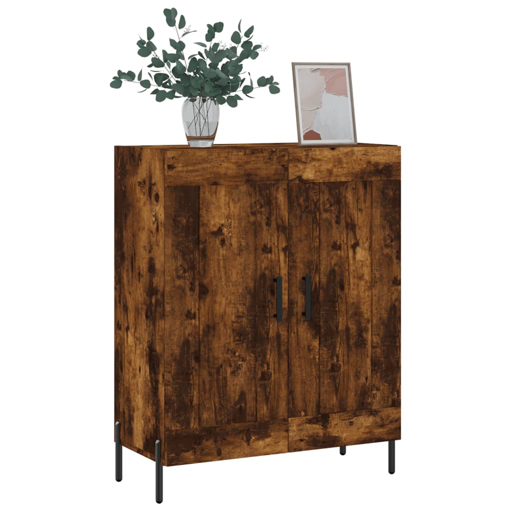 Buffet 69,5x34x90 cm en bois travaillé