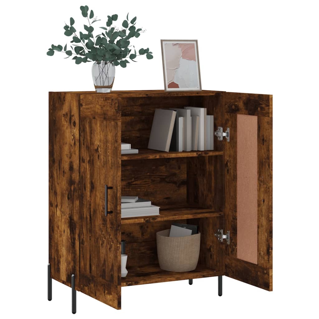 Buffet 69,5x34x90 cm en bois travaillé