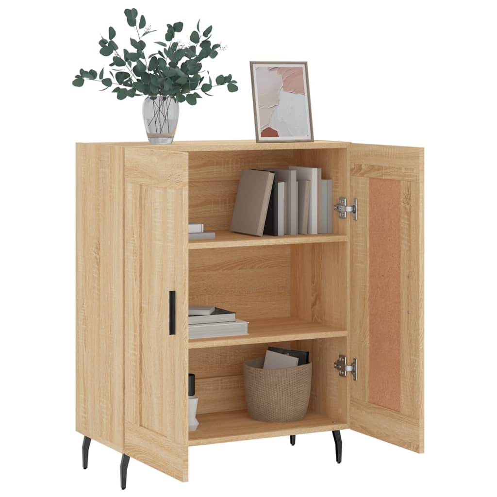 Buffet 69,5x34x90 cm en bois travaillé