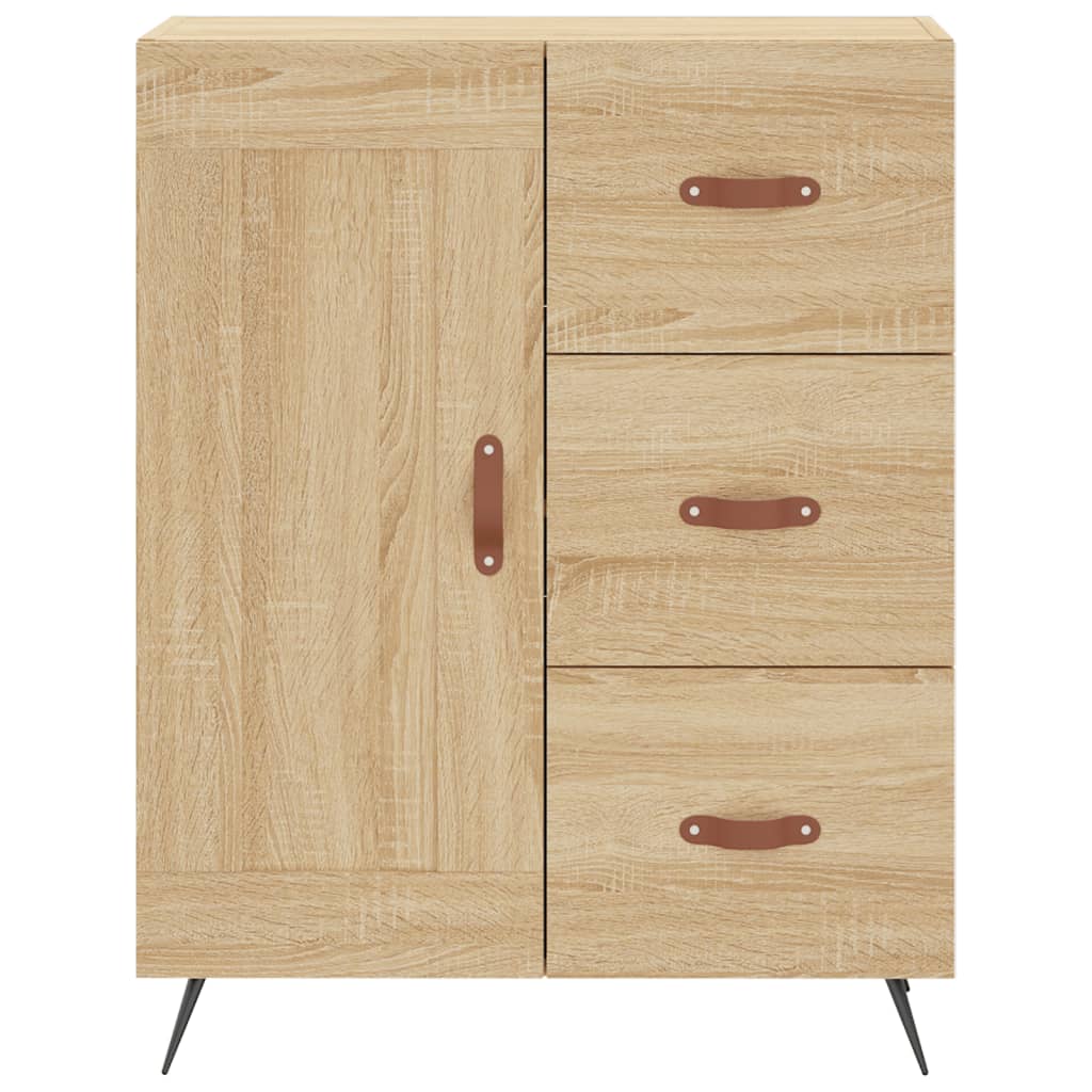 Buffet 69,5x34x90 cm en bois travaillé