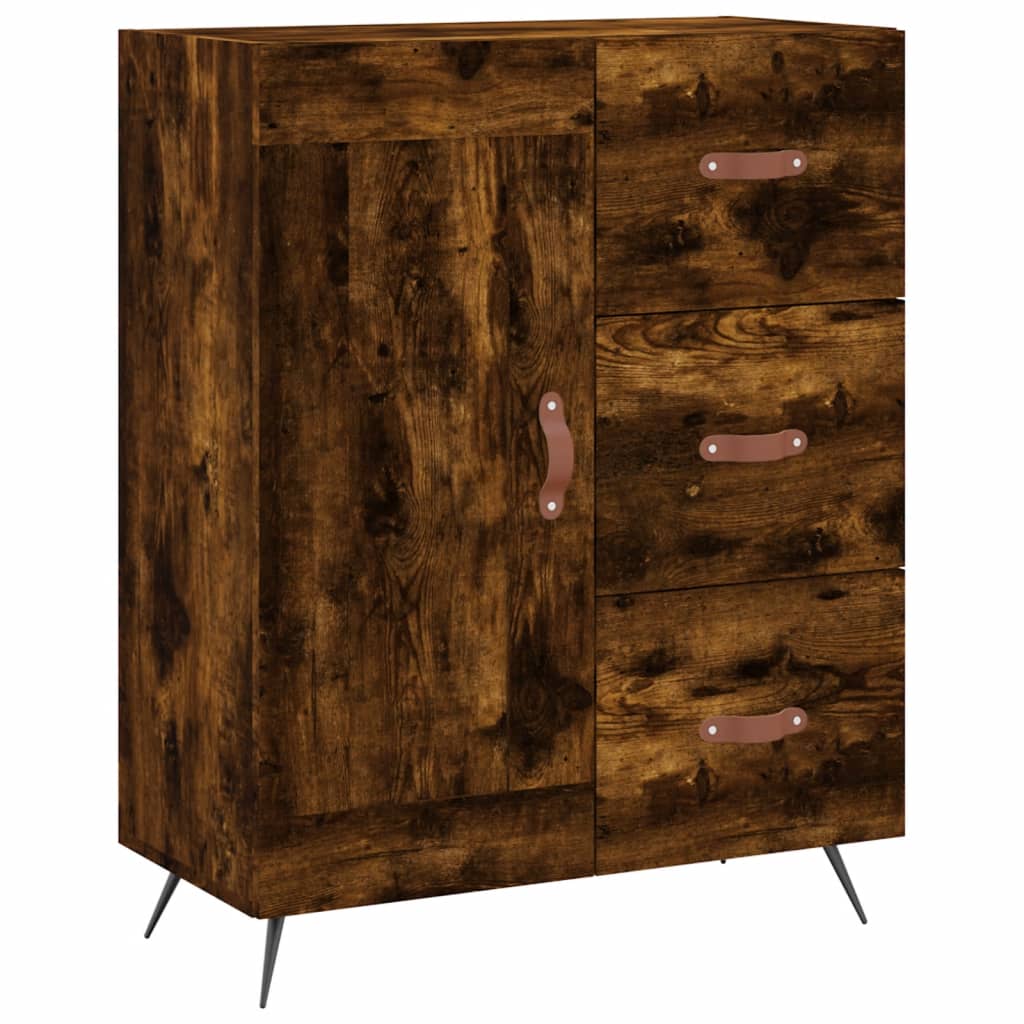 Buffet 69,5x34x90 cm en bois travaillé