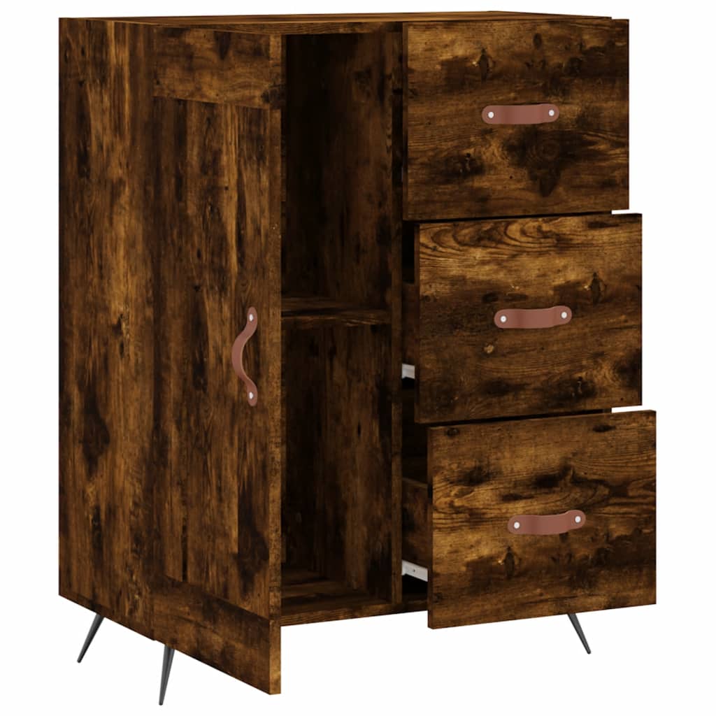 Buffet 69,5x34x90 cm en bois travaillé