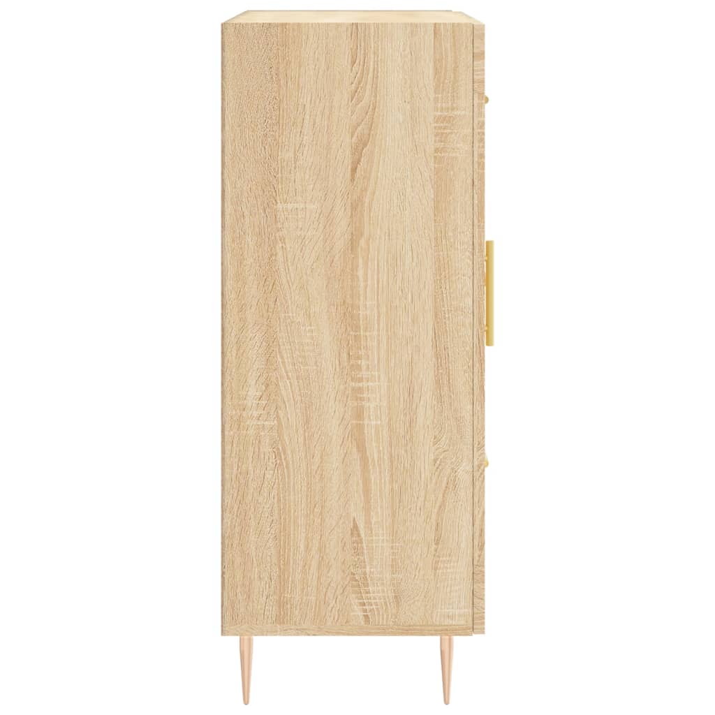 Dressoir 69,5x34x90 cm bewerkt hout eikenkleurig