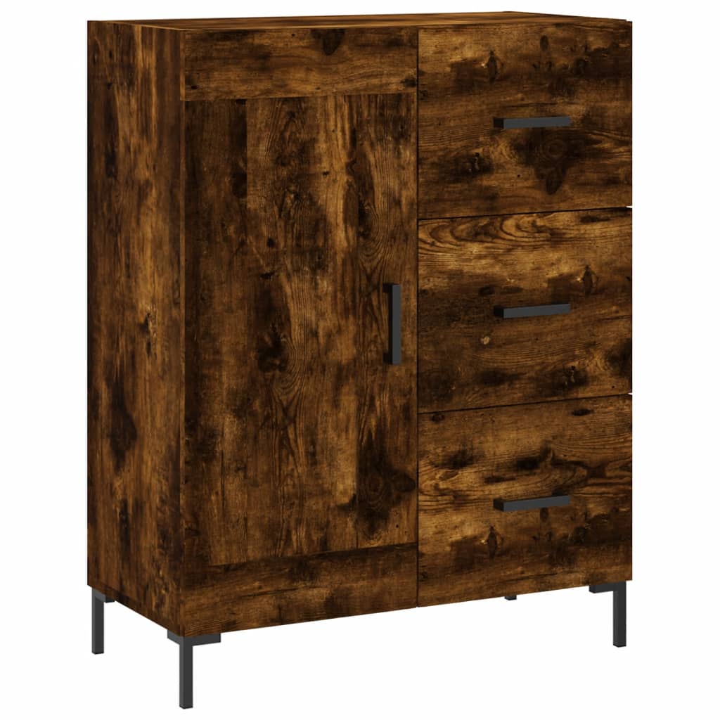 Buffet 69,5x34x90 cm en bois travaillé