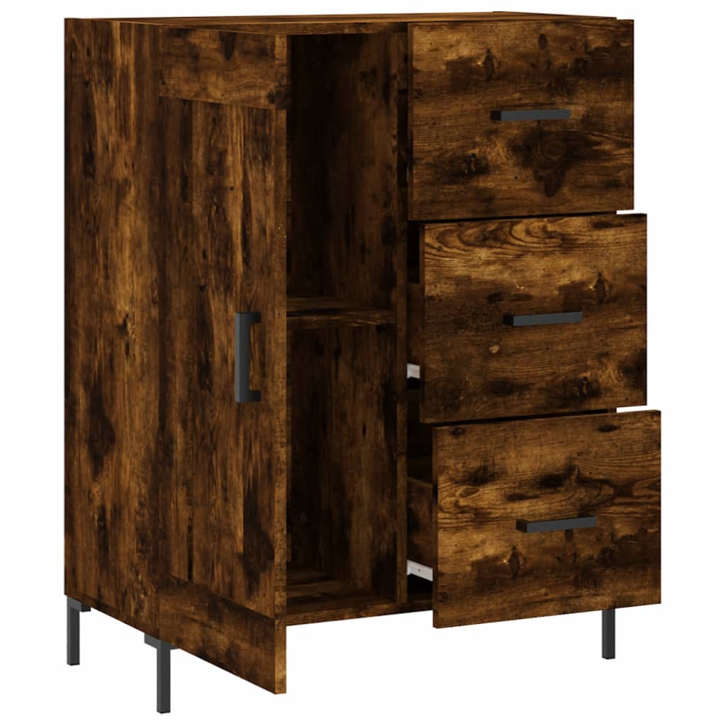 Buffet 69,5x34x90 cm en bois travaillé