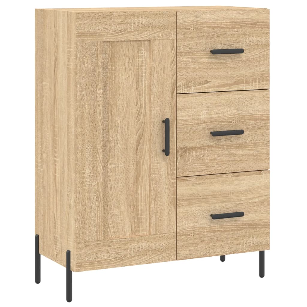 Buffet 69,5x34x90 cm en bois travaillé