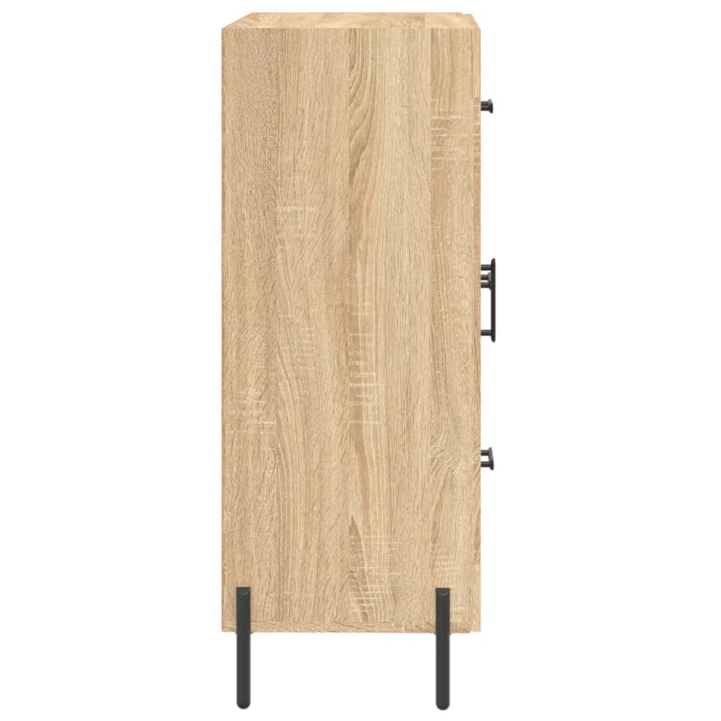 Dressoir 69,5x34x90 cm bewerkt hout