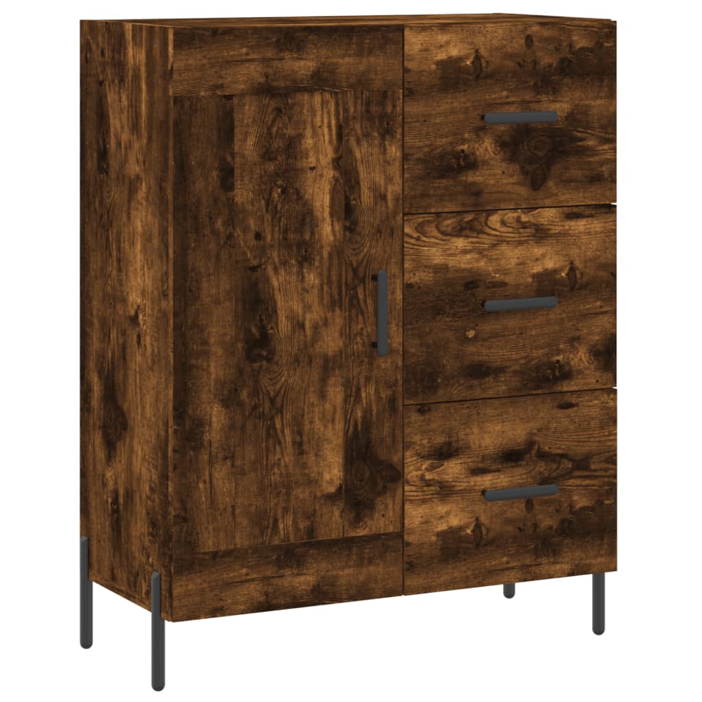 Buffet 69,5x34x90 cm en bois travaillé