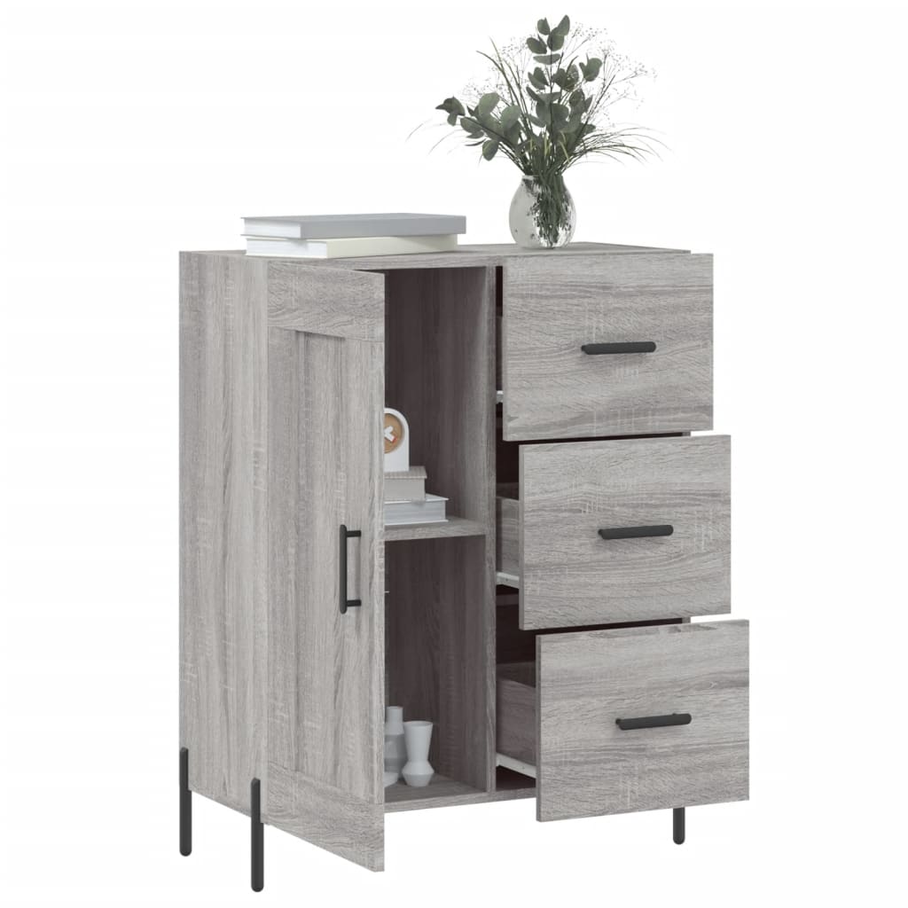 Dressoir 69,5x34x90 cm bewerkt hout