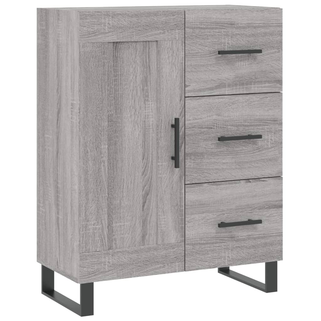 Dressoir 69,5x34x90 cm bewerkt hout eikenkleurig