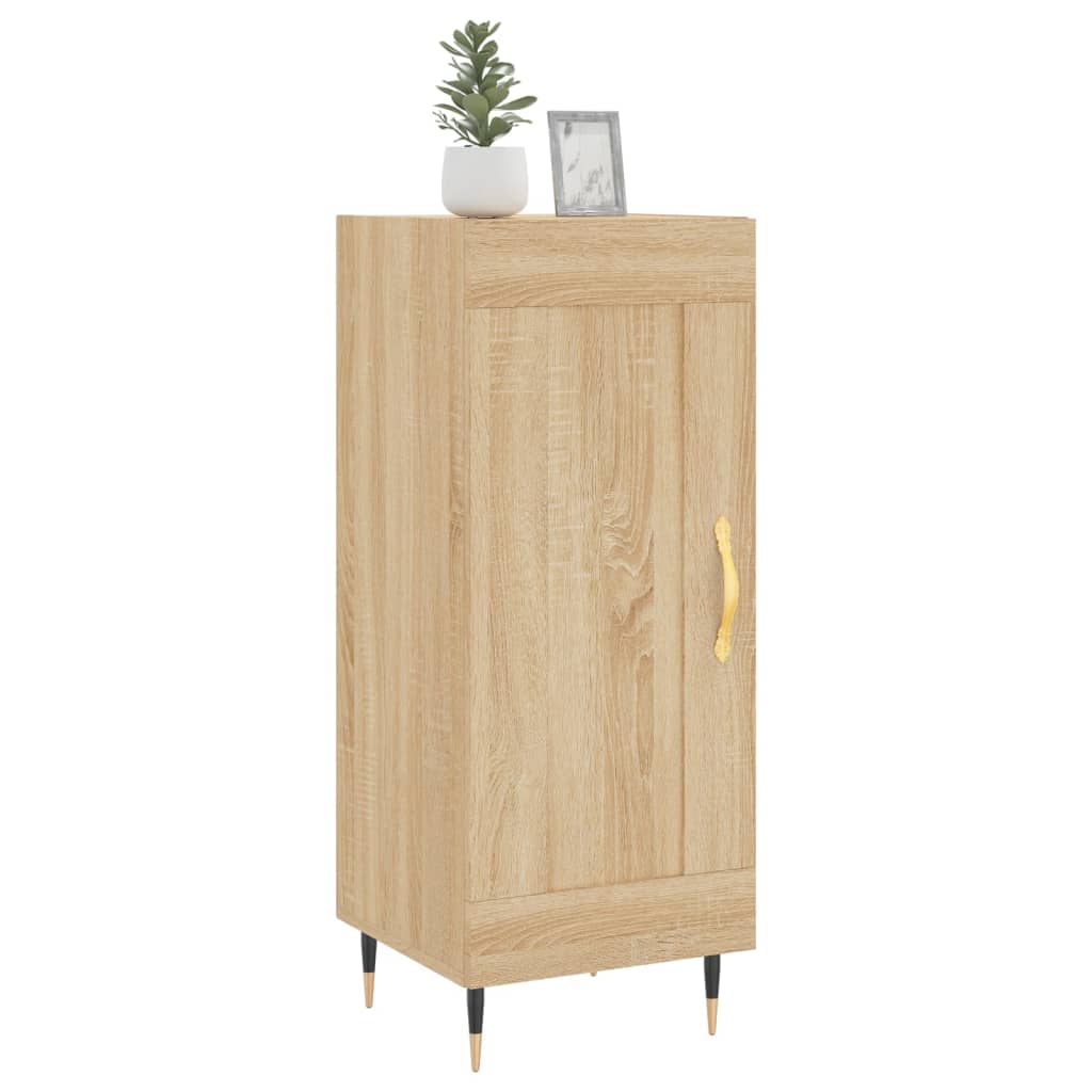 Buffet 34,5x34x90 cm en bois travaillé