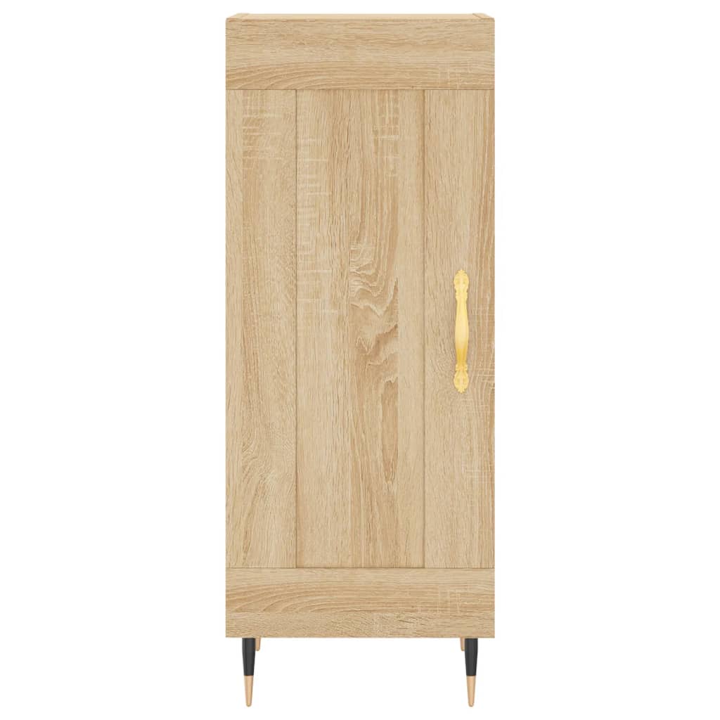 Buffet 34,5x34x90 cm en bois travaillé