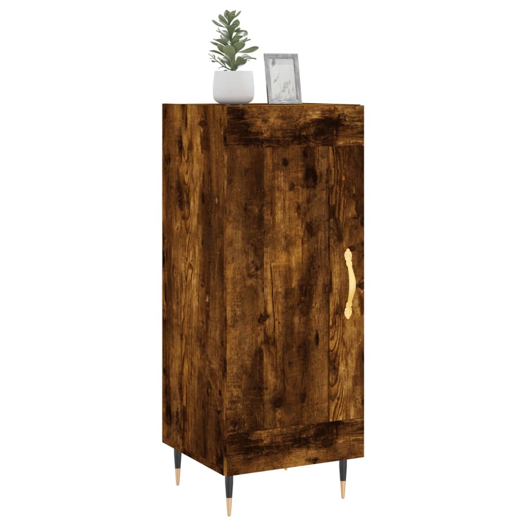 Buffet 34,5x34x90 cm en bois travaillé