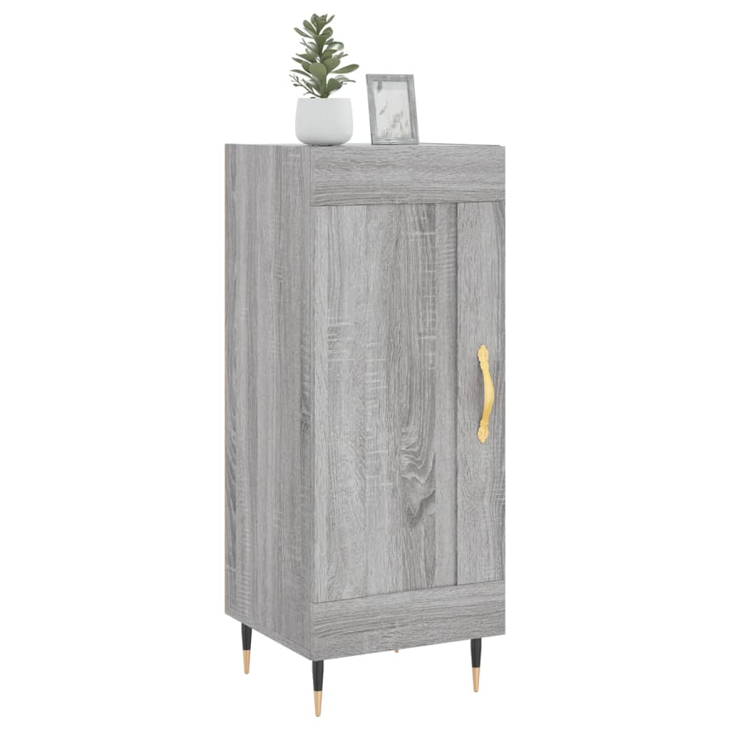 Buffet 34,5x34x90 cm en bois travaillé