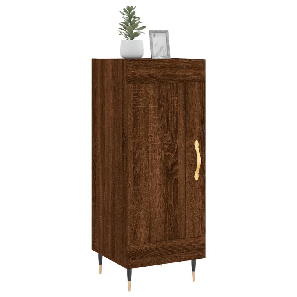 Buffet 34,5x34x90 cm en bois travaillé