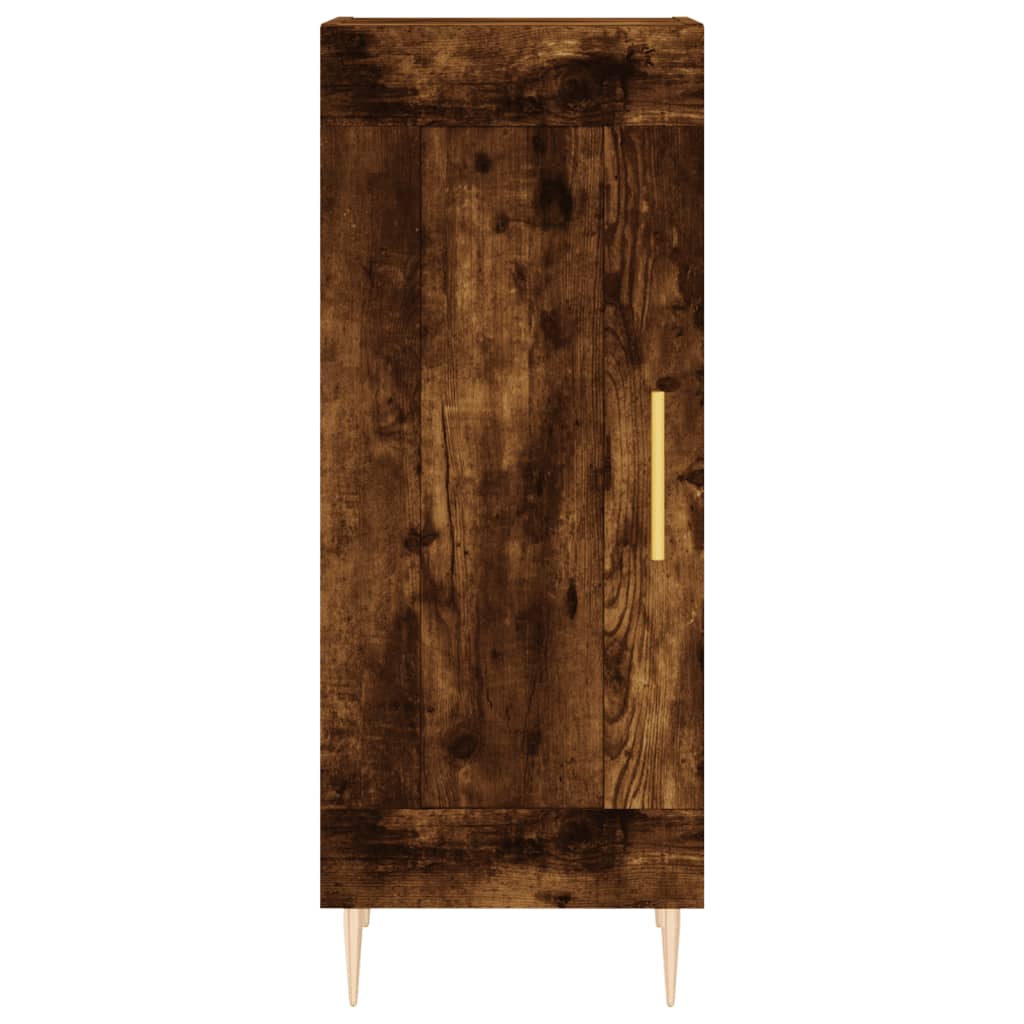 Buffet 34,5x34x90 cm en bois fini couleur chêne marron