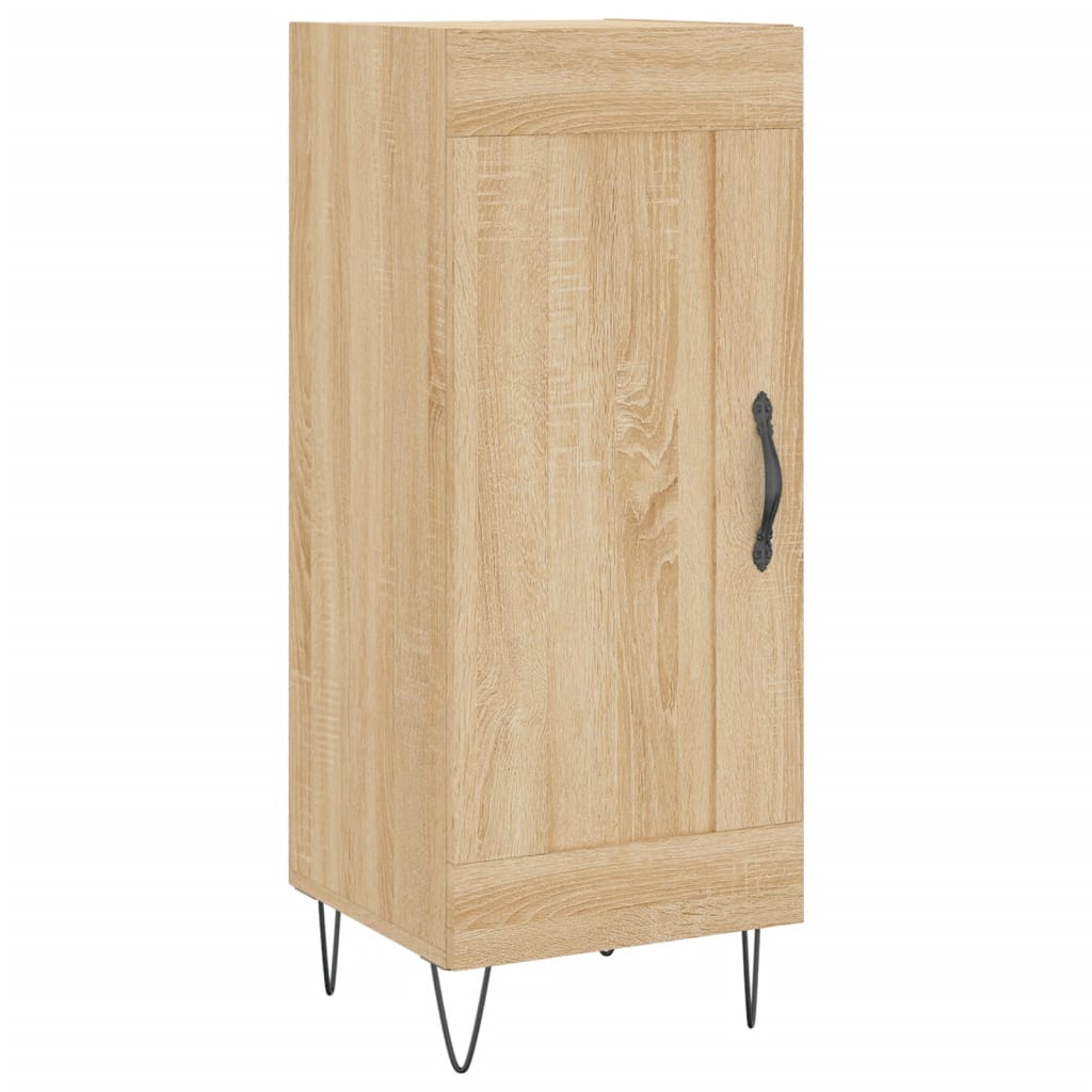 Buffet 34,5x34x90 cm en bois travaillé