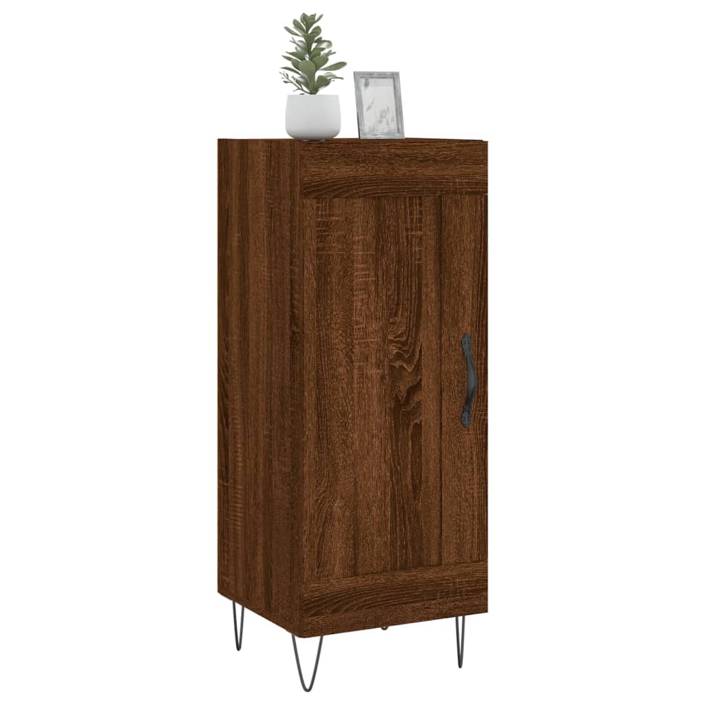 Buffet 34,5x34x90 cm en bois travaillé