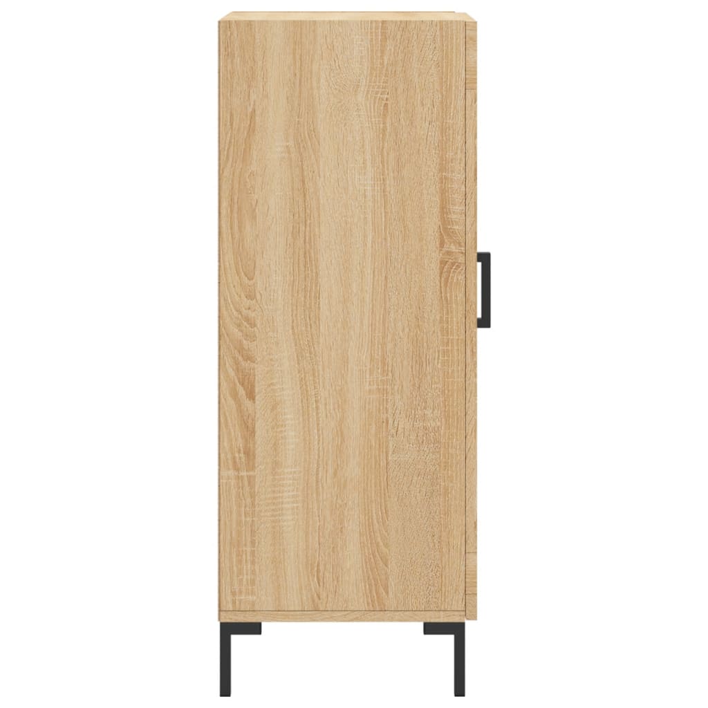 Dressoir 34,5x34x90 cm bewerkt hout eikenkleurig