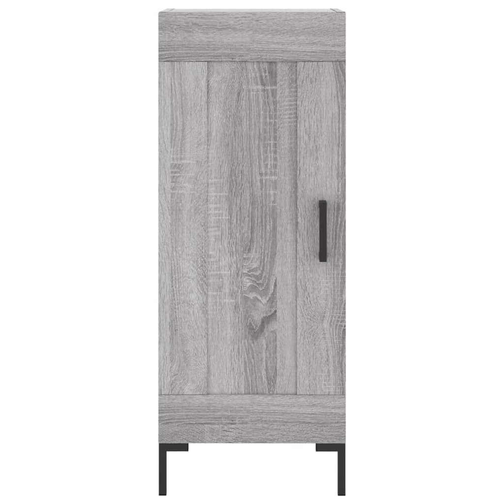 Dressoir 34,5x34x90 cm bewerkt hout eikenkleurig